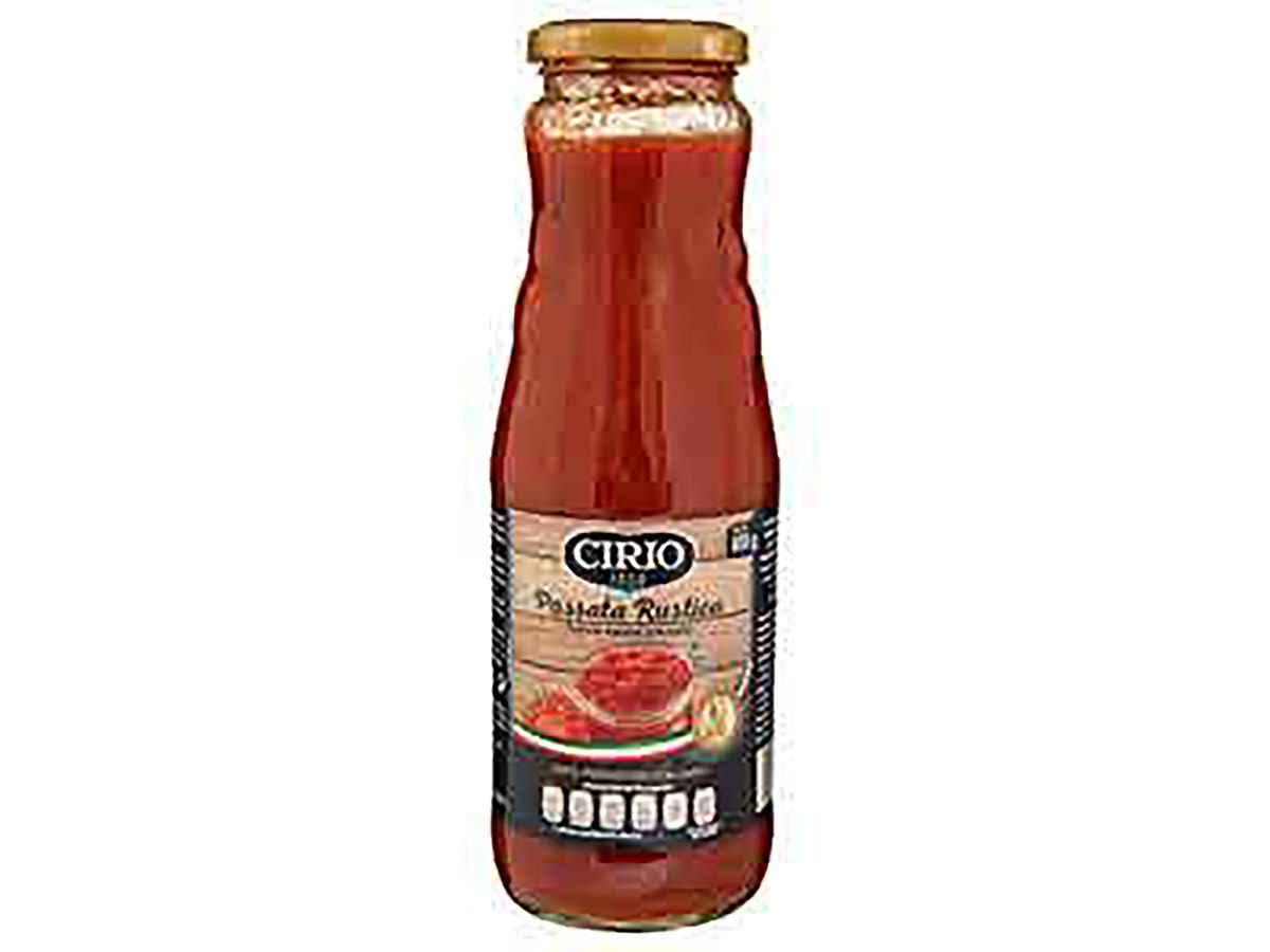 Salsa Cirio passata rustica de tomate natural - 680 g
