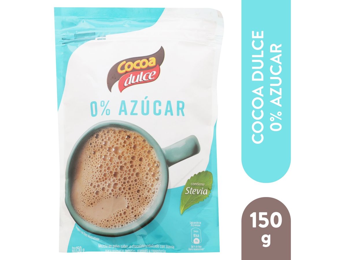 Mezcla Cocoa Dulce Para Bebida Sin Azúcar - 150 g