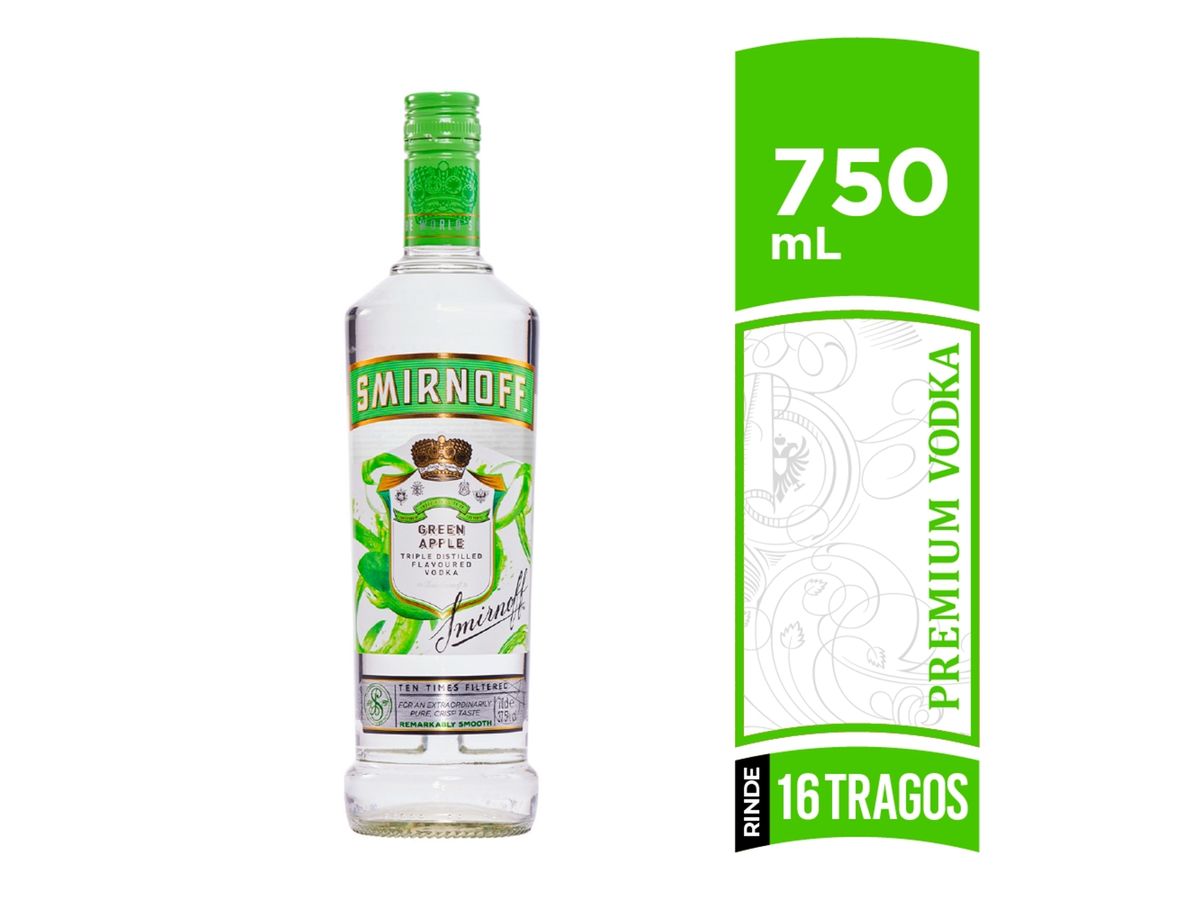 Vodka Smirnoff Green Apple -750 ml