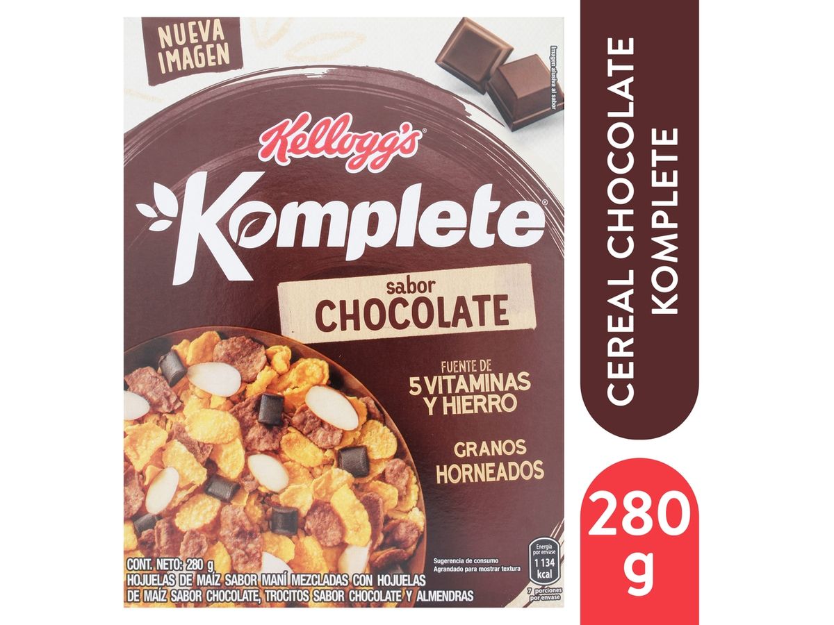 Cereal Kelloggs Komplete Chocolate - 280 g