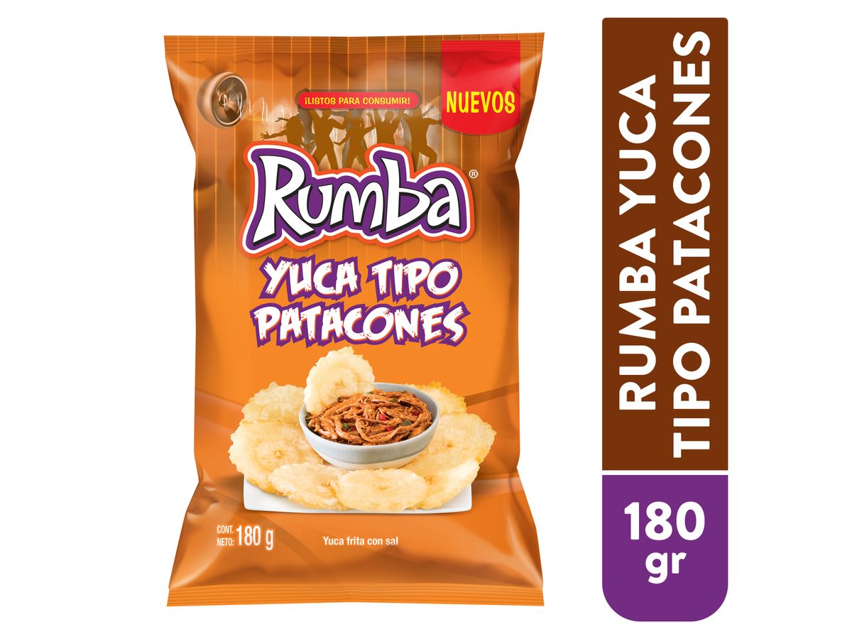 Snack Rumba yuca tipo patacones - 180 g