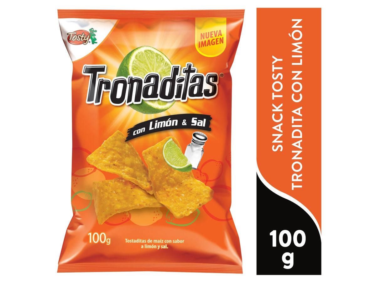 Snack Tosty Tronadita Con Limón Sal - 100 g