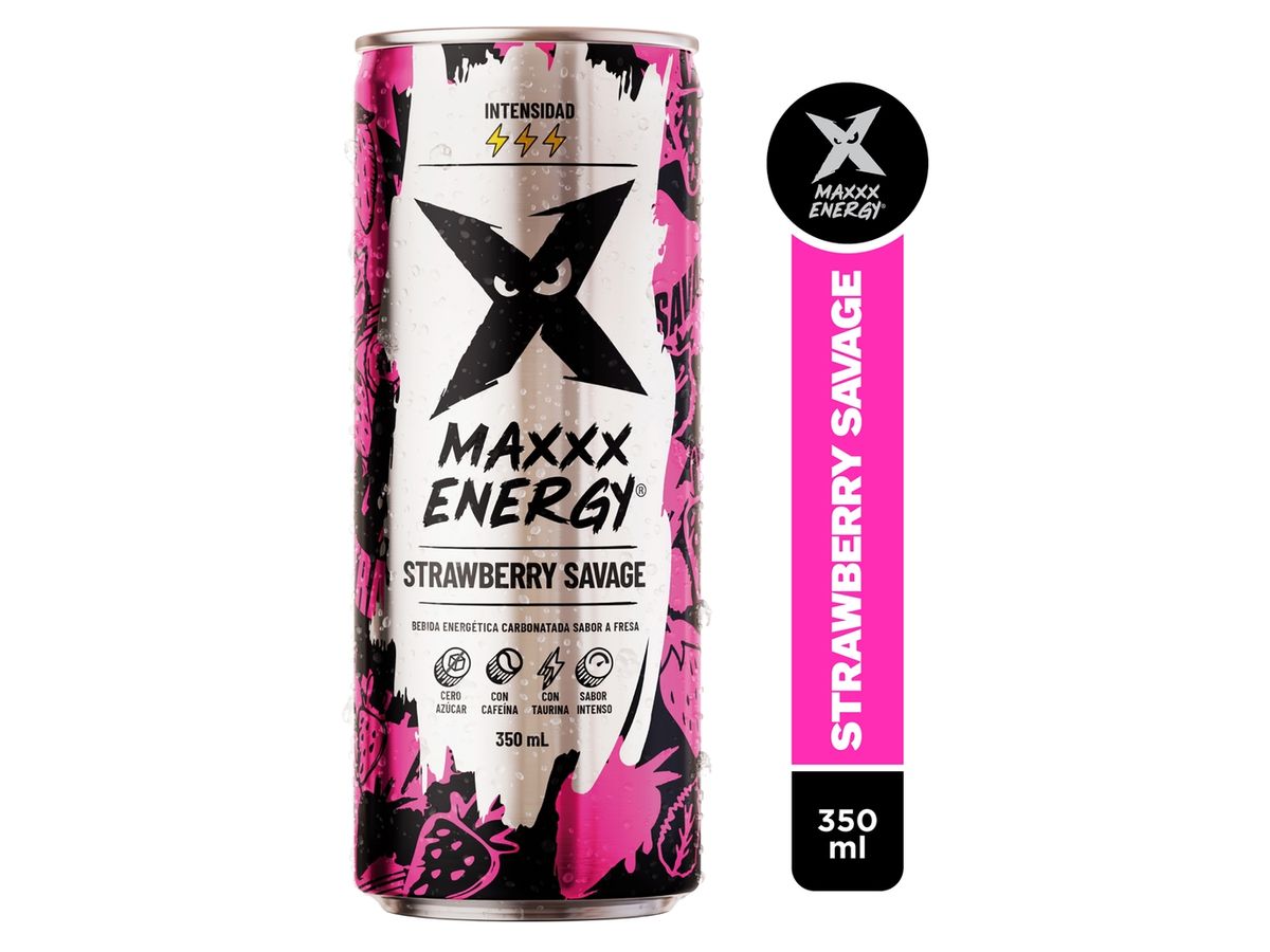 Bebida Maxx Energy Fresa - 350ml