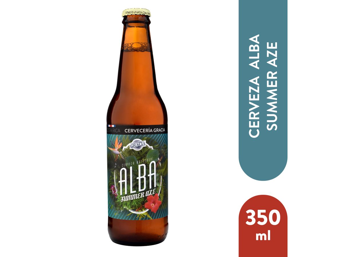 Cerveza Gracia Alba botella de vidro - 330 ml