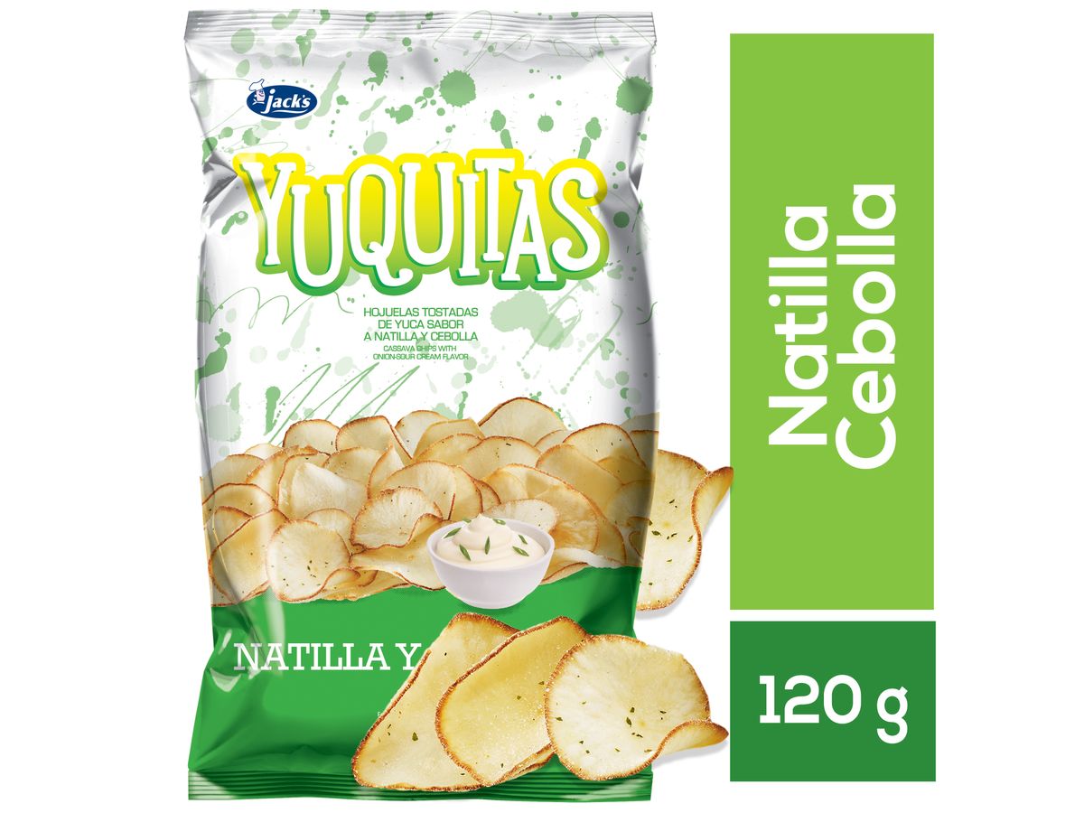 Snack Jacks Yuquitas Cebolla Natilla - 120 g