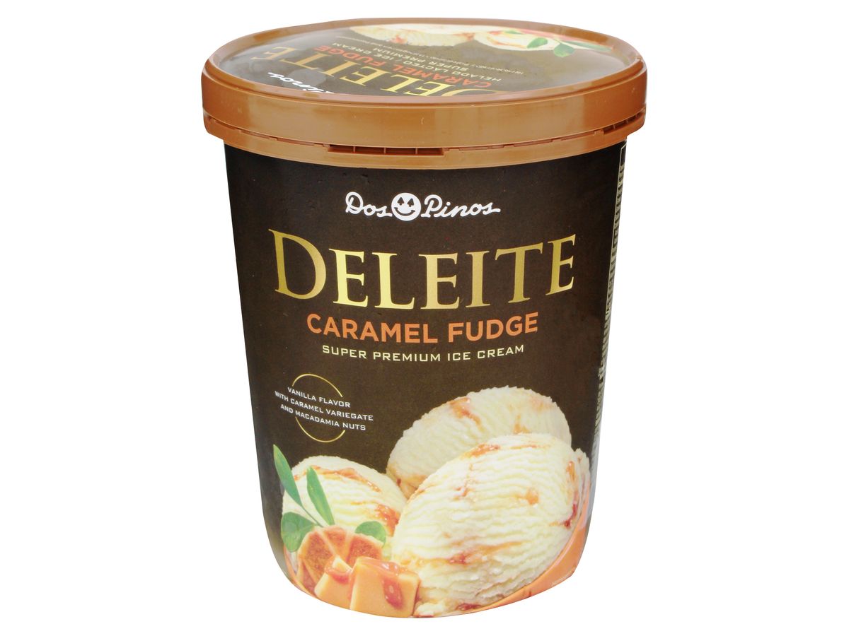 Helado Dos Pinos Deleite Caramelo Fudge - 565 g