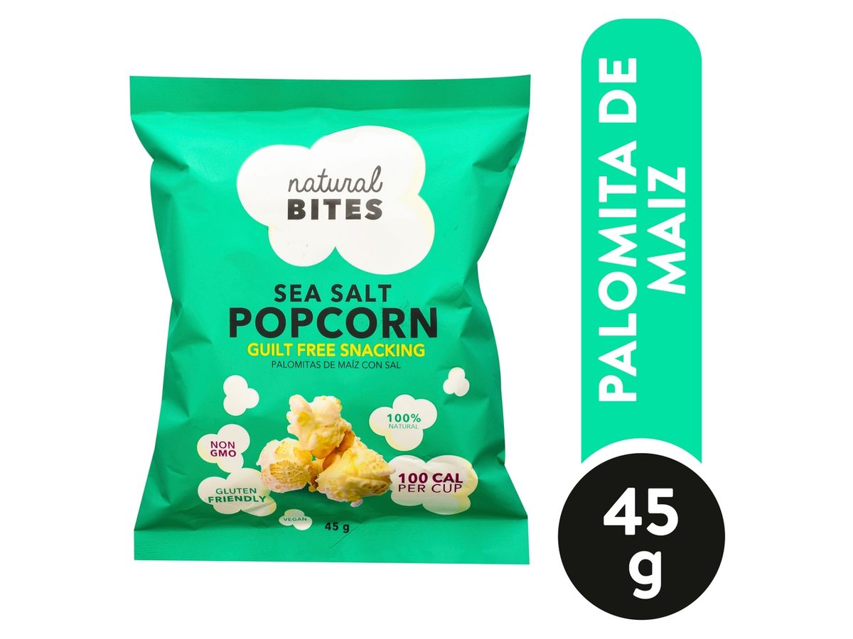 Popcorn Natural Bites sea salt - 45 g