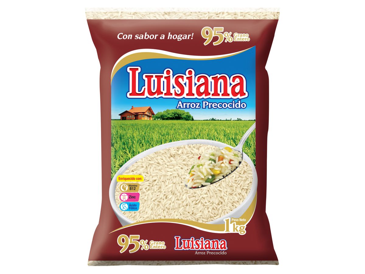 Arroz Luisiana precocido 95% - 1 kg