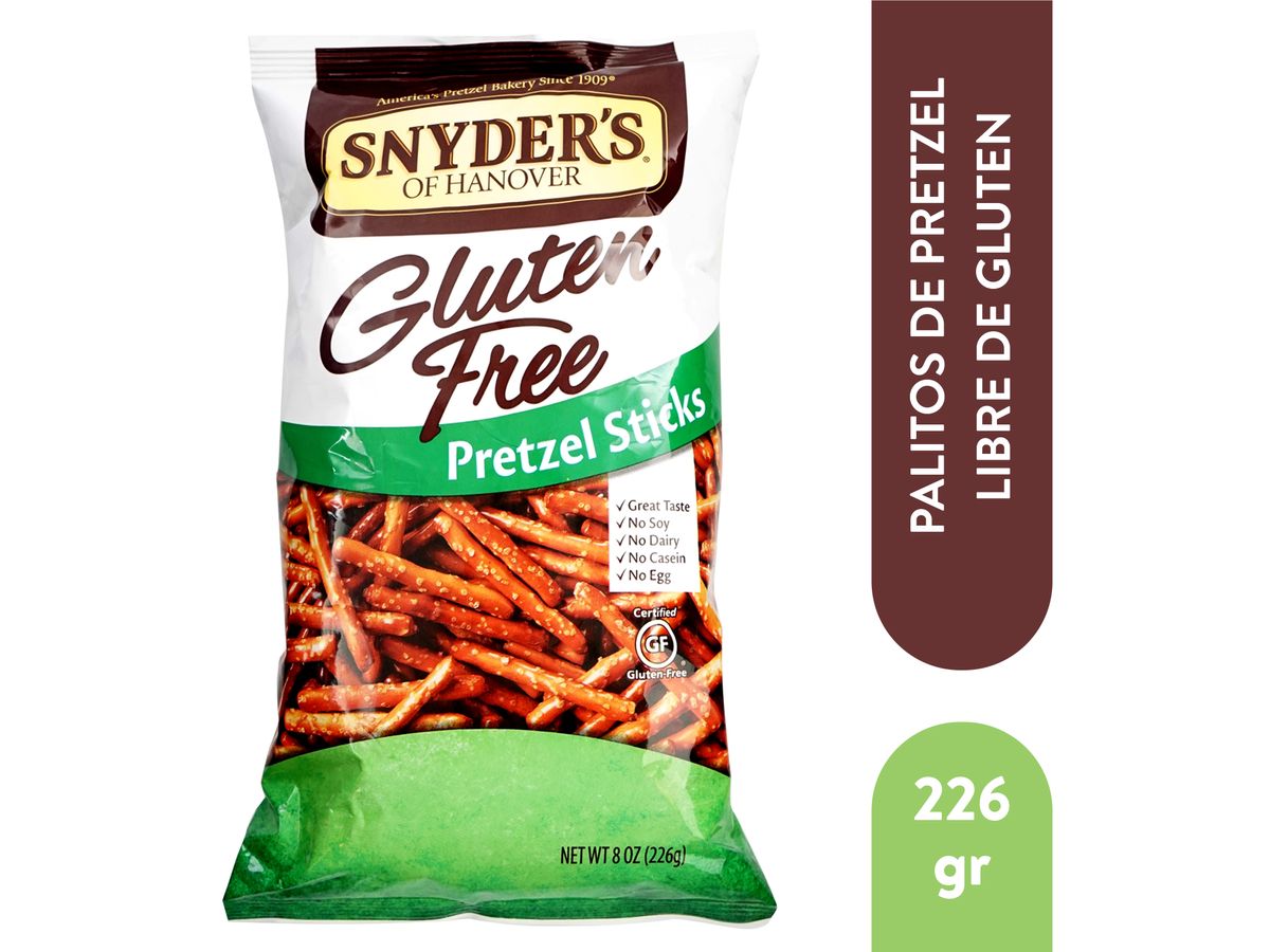 Pretzel sticks Snyder's libres de gluten - 226 g
