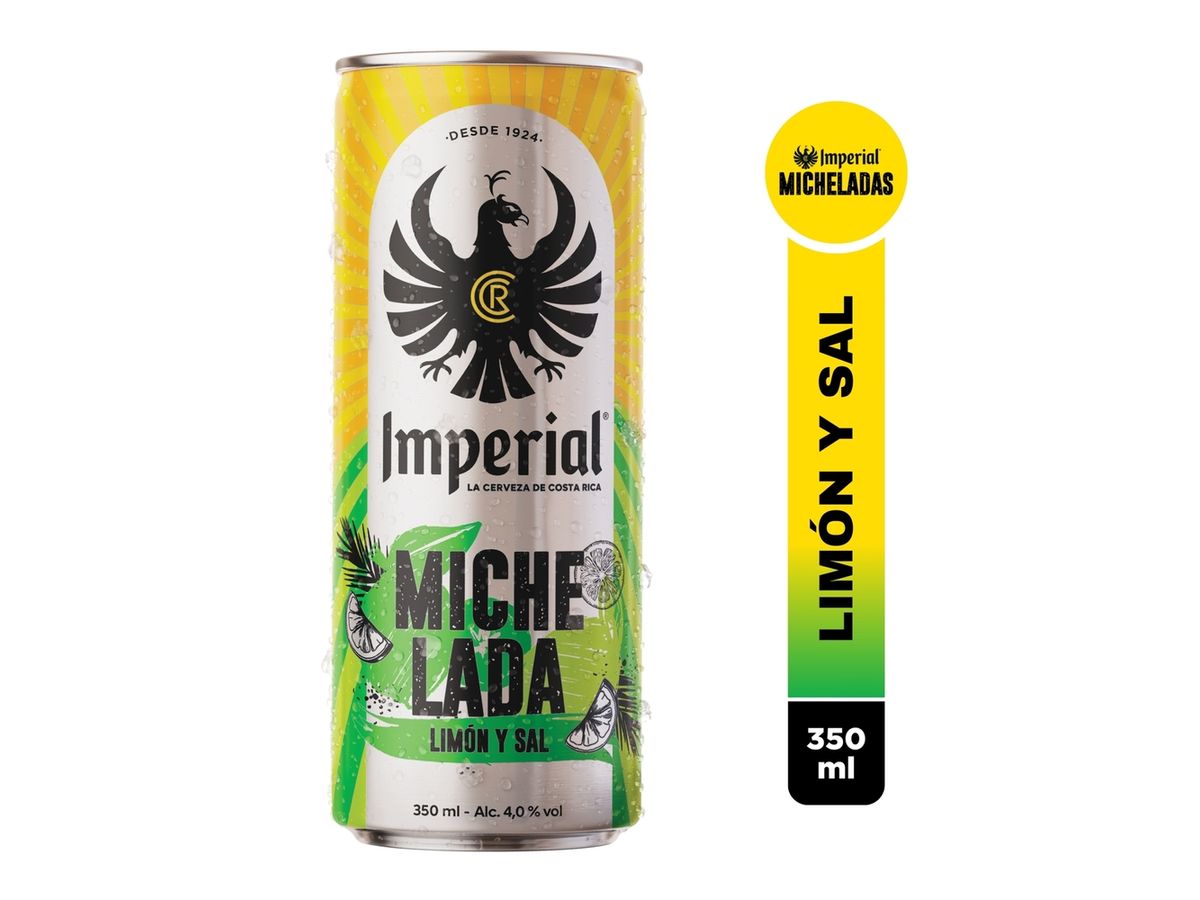 Cerveza Imperial Michelada Verde Limón y Sal - 350 ml