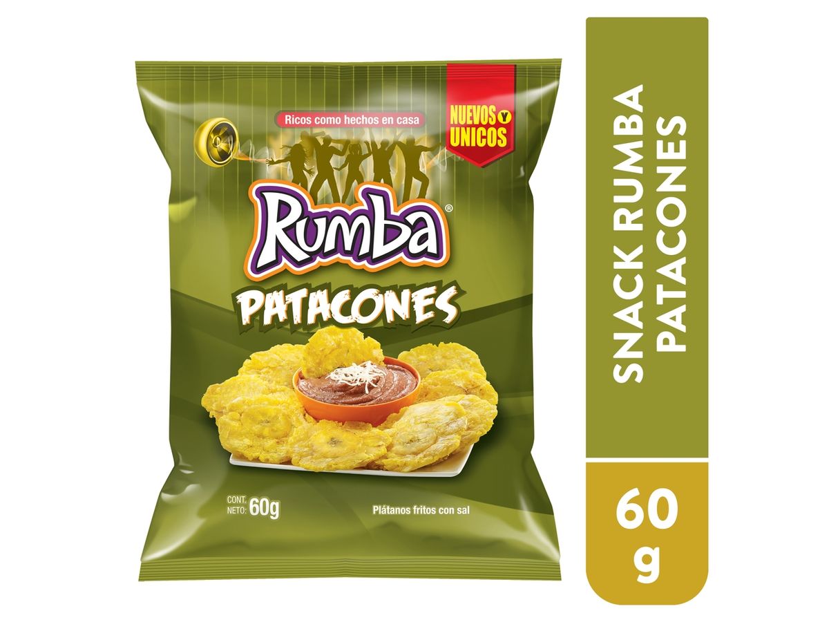 Snack Rumba patacones empaque - 60 g