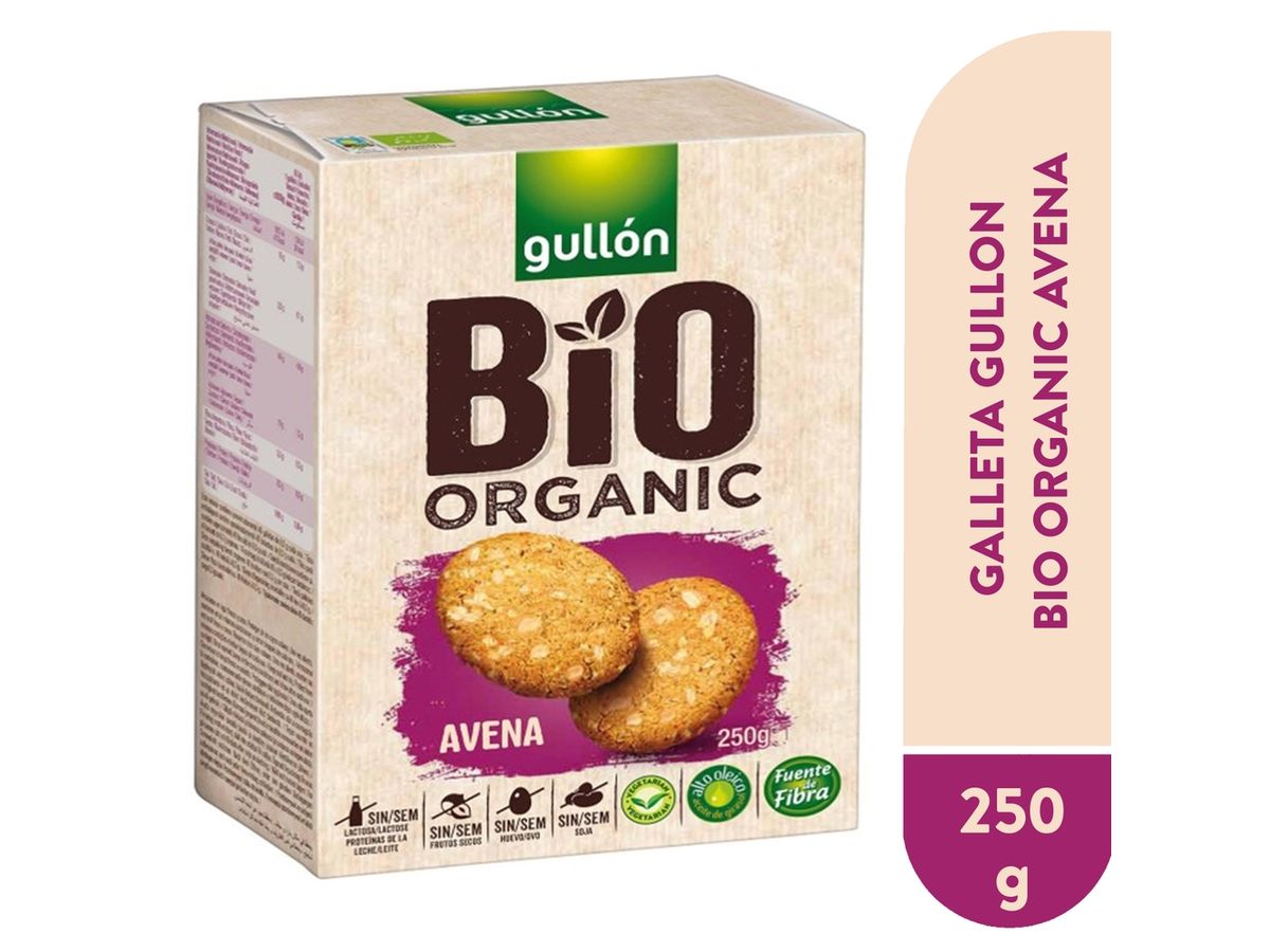 Galleta Gullón bio orgánica avena -250 g