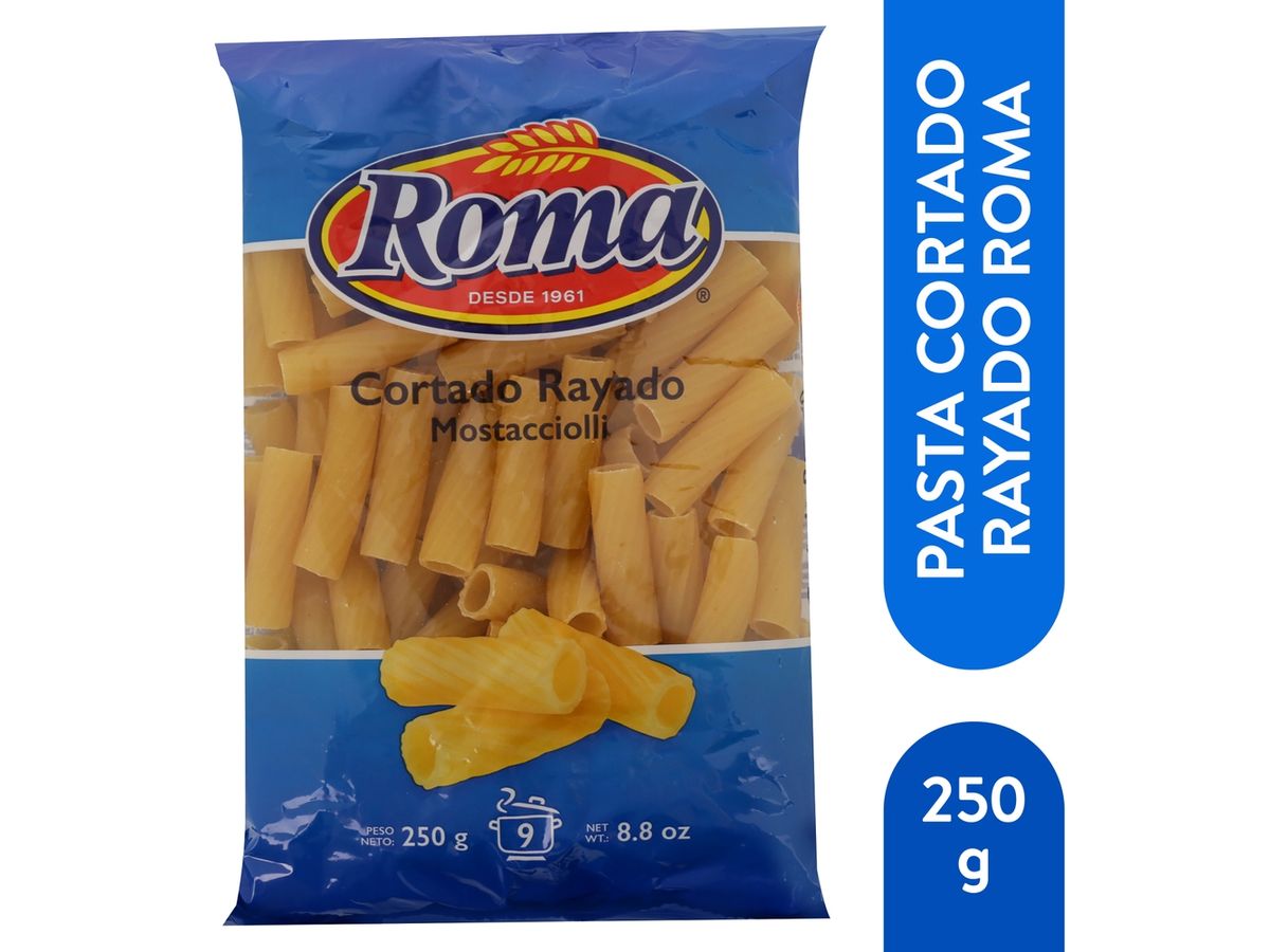 Pasta Roma cortado rayado - 250 g