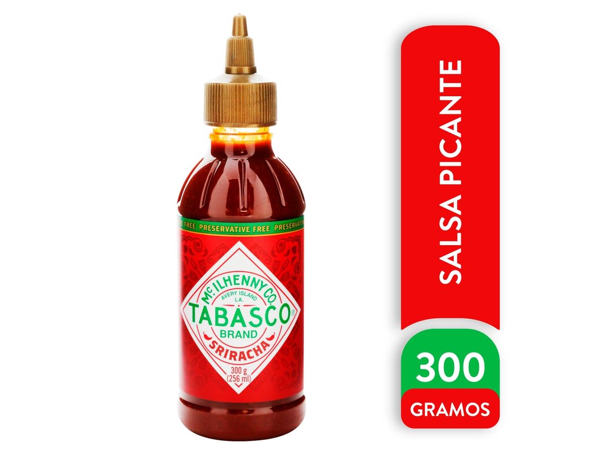 Salsa Tabasco Picante Sriracha -256ml