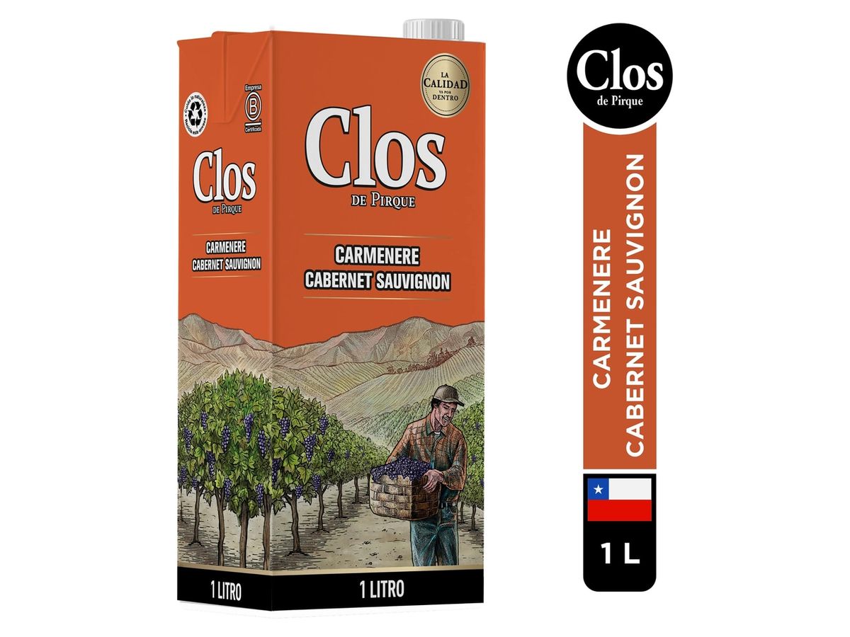 Vino Clos De Pirque Carmenere - 1000ml