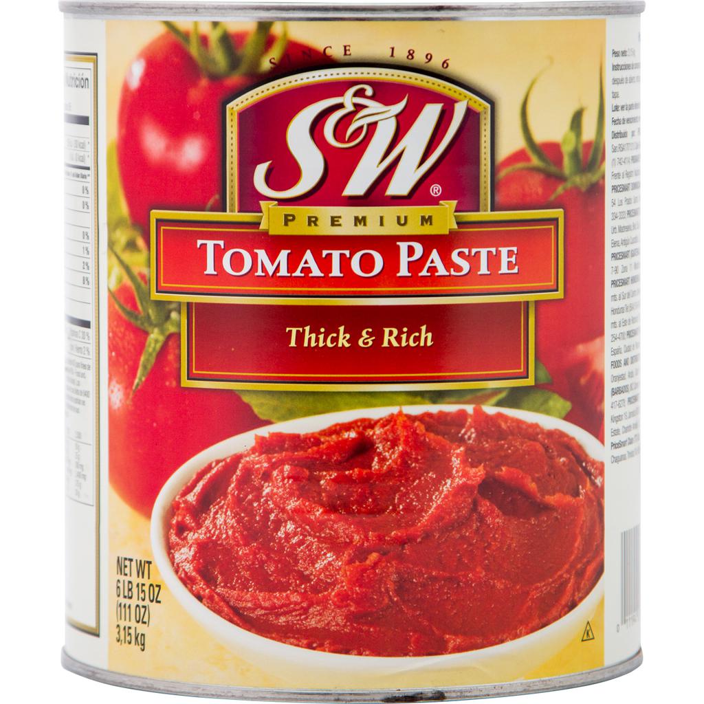 S&W Pasta de Tomate Espesa y Deliciosa 3.15 kg / 6.9 lb