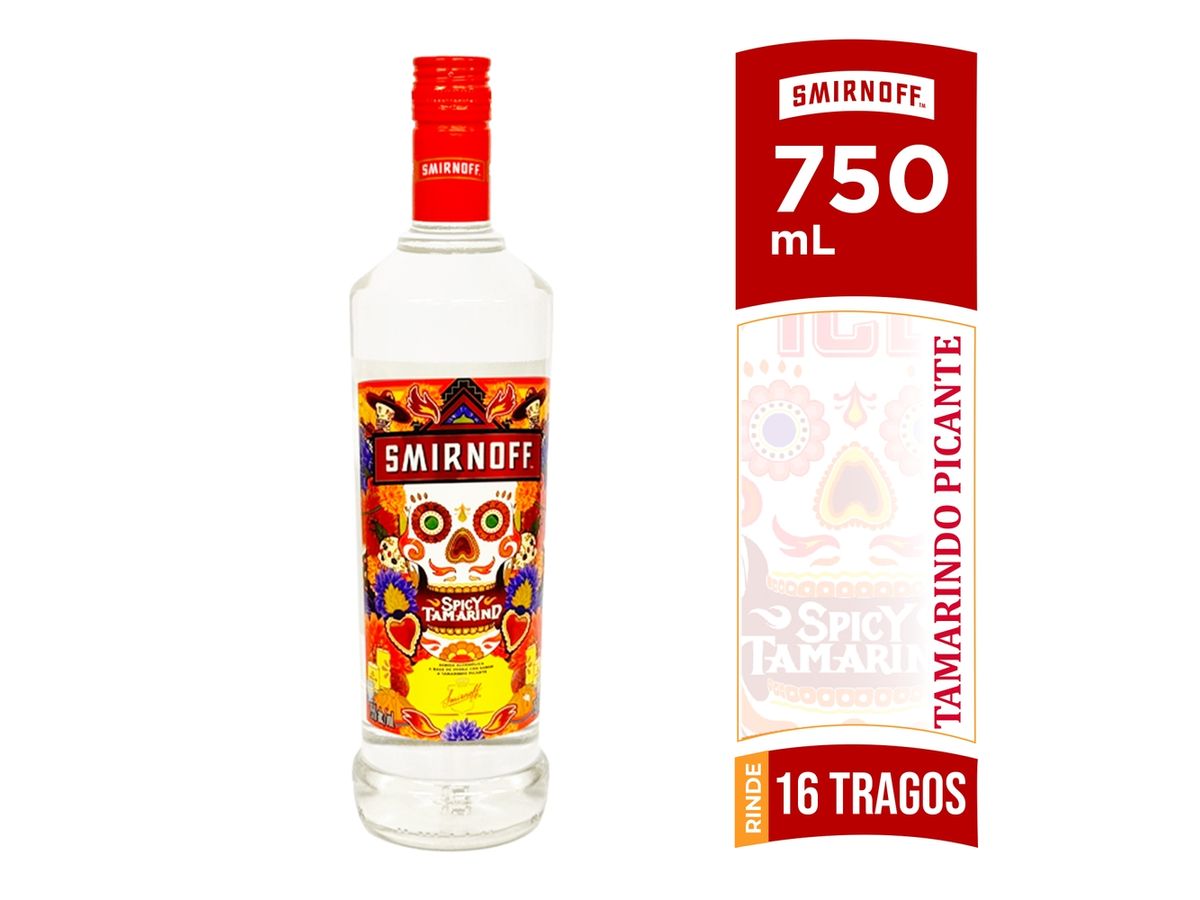 Vodka Smirnoff Spicy Tamarindo - 750 ml