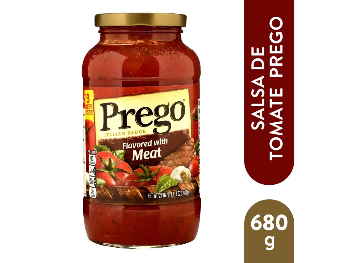 Salsa Prego De Tomate Carne - 680 g