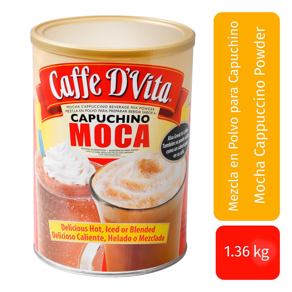 Caffe D'Vita Mezcla para Preparar Cappuccino Moca 1.36 kg / 3 lb