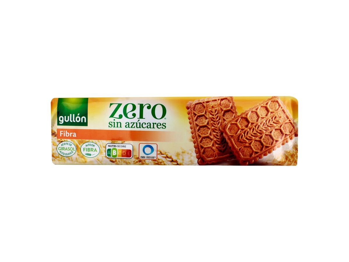 Galletas Integrales Gullon Galleta Gullon Zero Fibra 170g