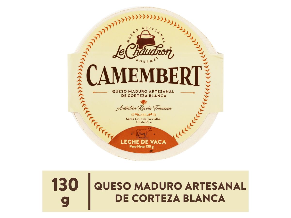 Queso Le Chaudron camembert de vaca maduro - 130 g