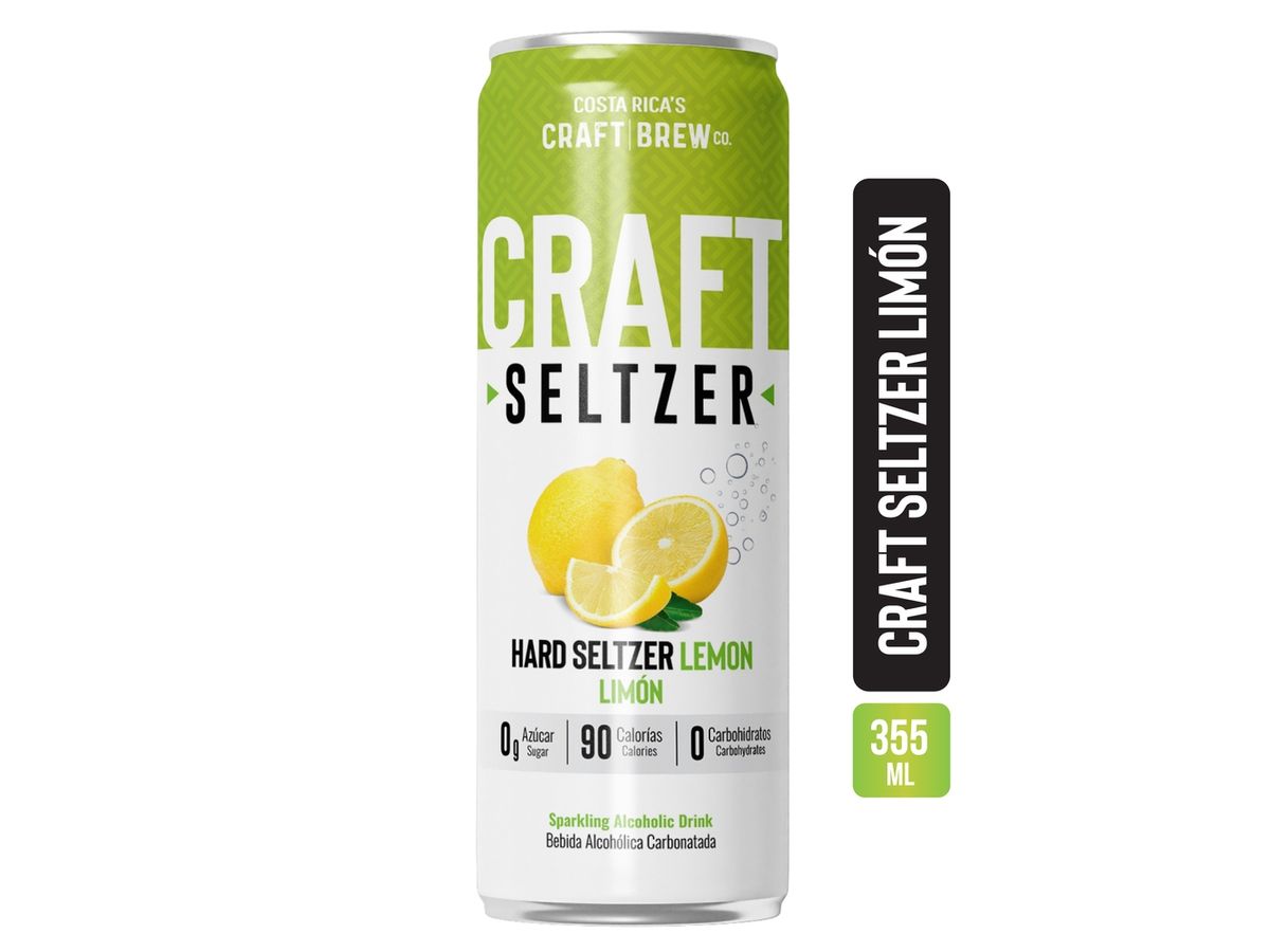 Craft Seltzer Costa Rica's Craft Brew Co Limón Lata - 355 ml