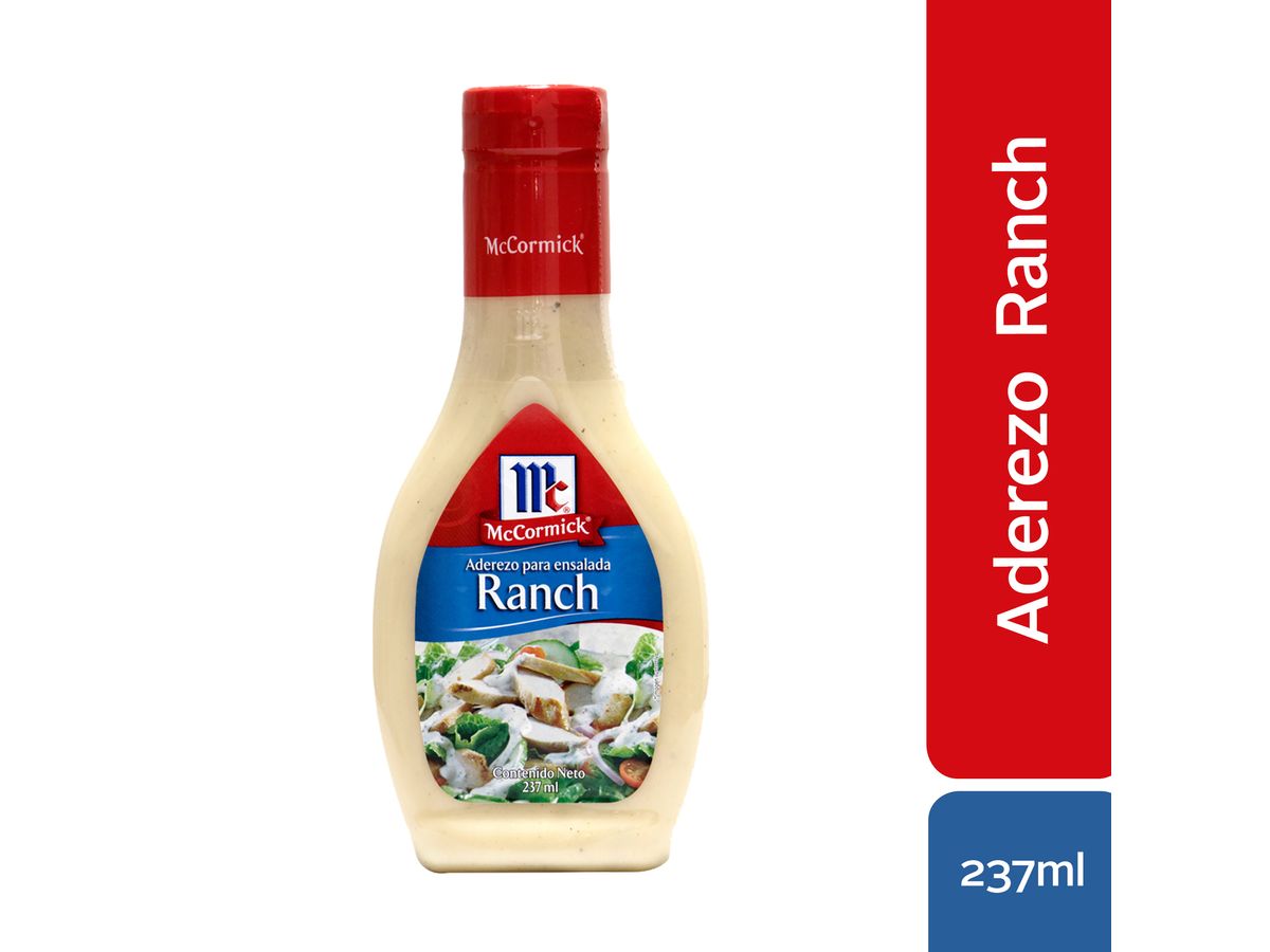 Aderezo P/Ensalada Ranch Mccormick - 237ml