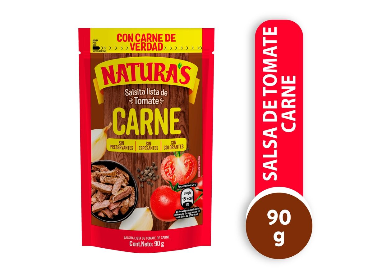 Salsa de Tomate Natura's Carne - 90 g