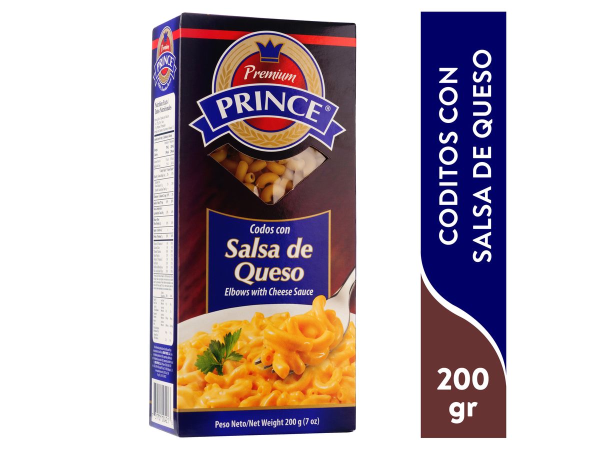 Pasta Prince Coditos Con Salsa Queso - 200 g