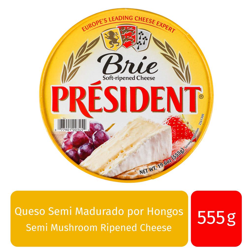 President Brie Soft-Ripened Queso 555 g / 1.2 lb