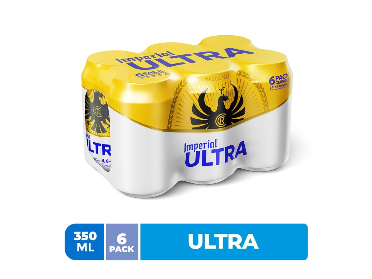 Cerveza Imperial Ultra 6Pack - 2100 ml