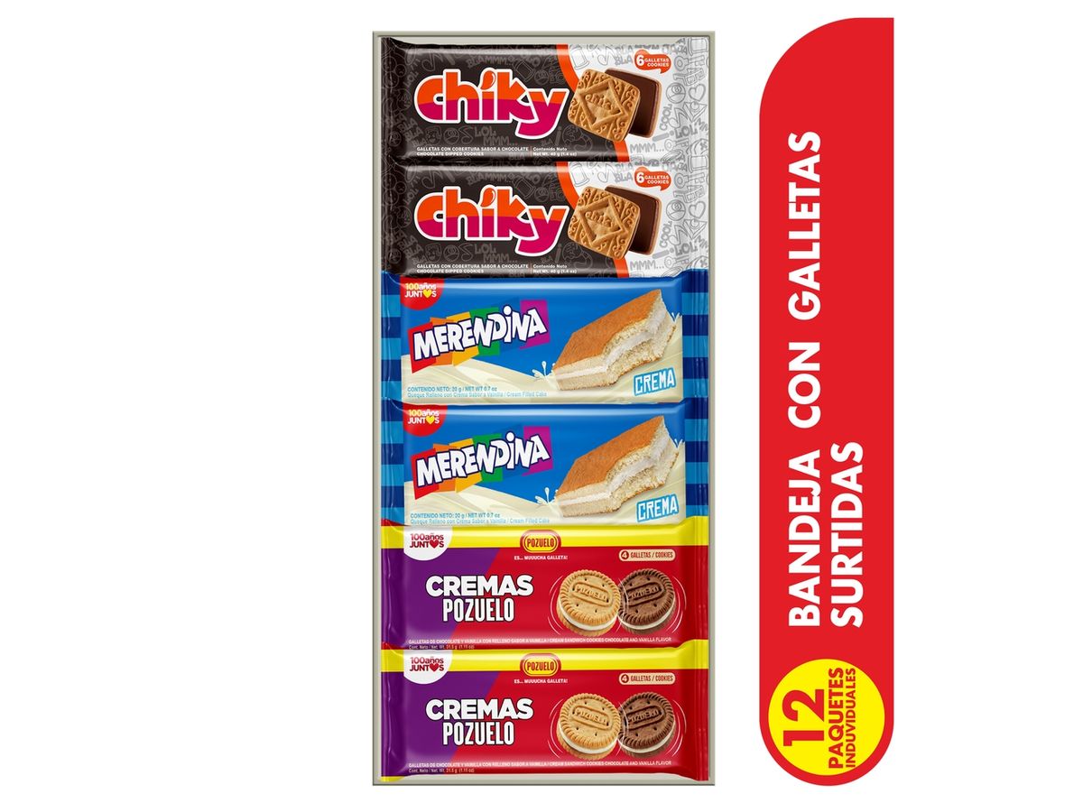 Galleta Pozuelo surtidas 12 pack - 366 g