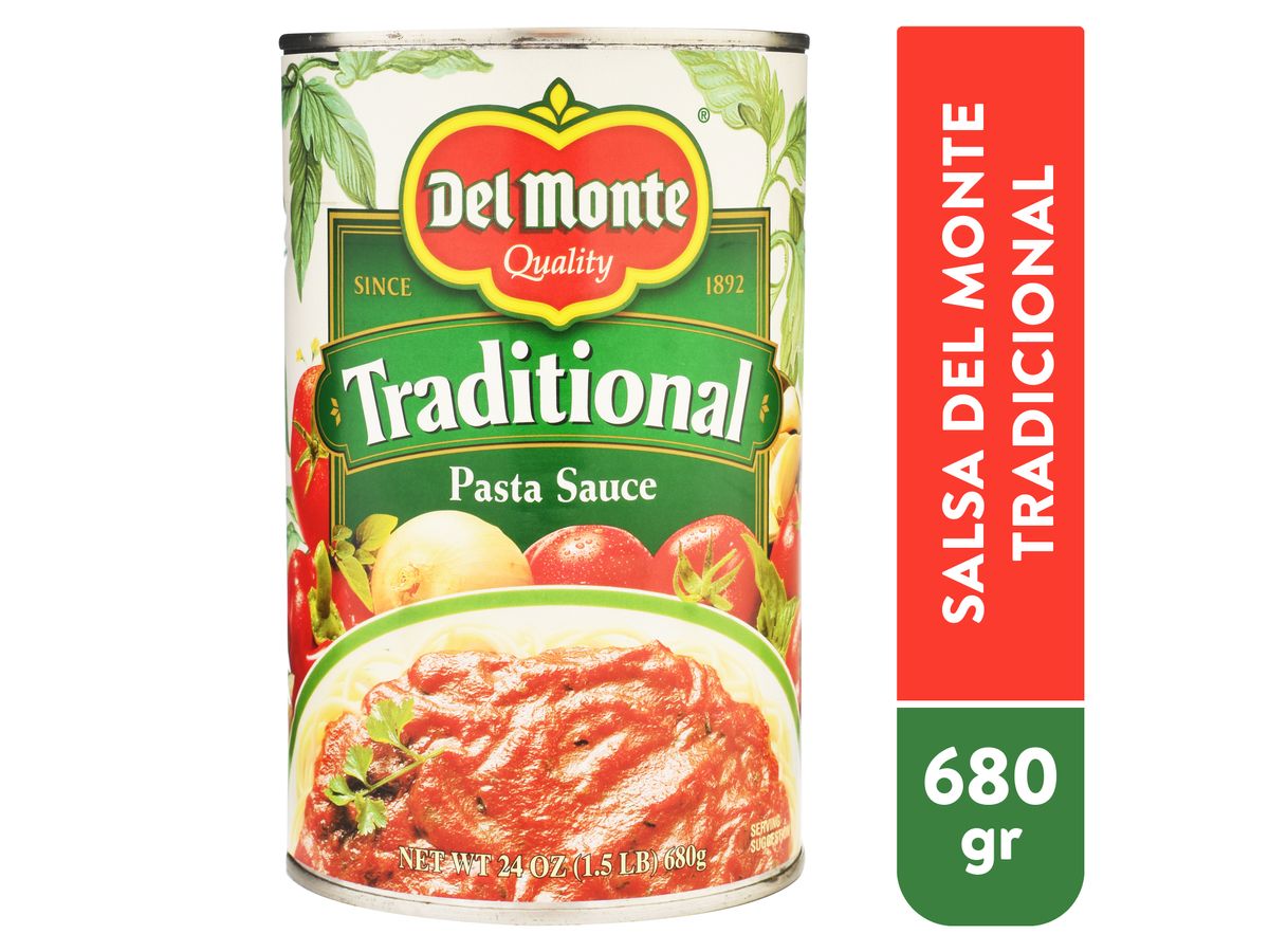 Salsa Del Monte Tradicional Para Spaguetti - 680 g