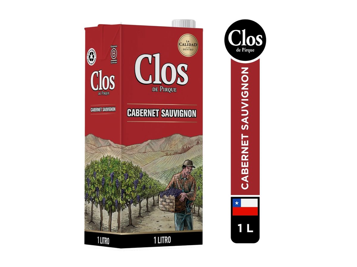 Vino Clos De Pirque Cabernet Sauvignon - 1000ml