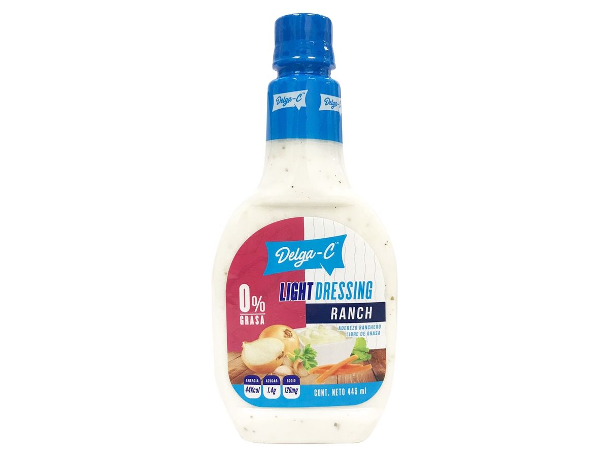 Aderezo Delga-C Ranchero Sin Grasa -443ml
