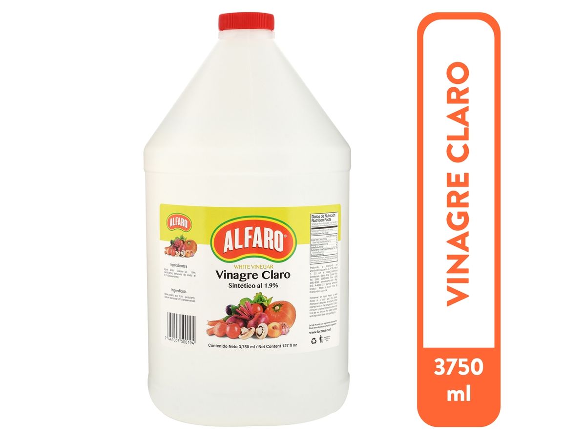 Vinagre Alfaro Claro - 3750ml