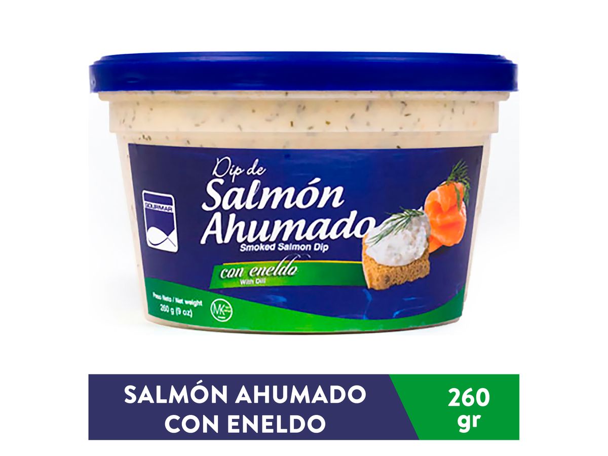 Dip Gourmar de salmón ahumado con eneldo - 260 g