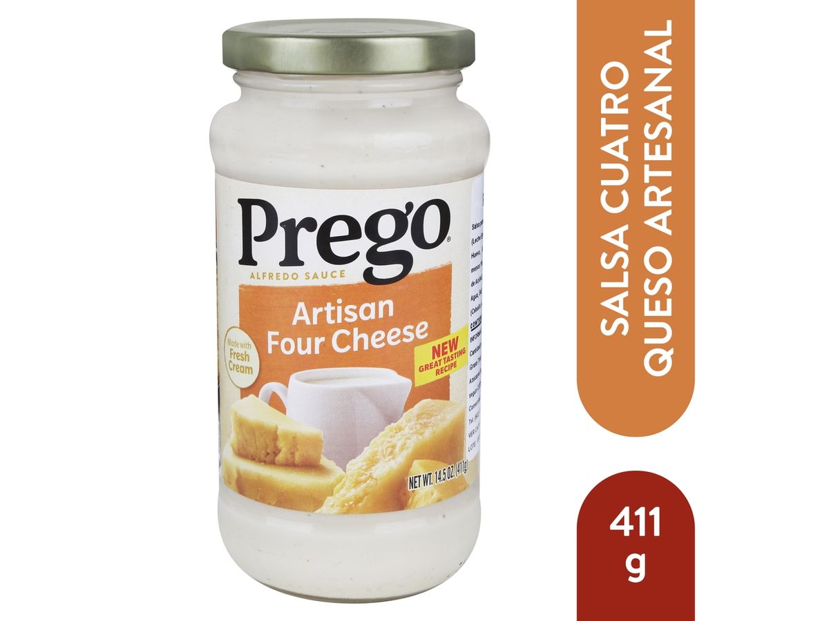 Salsa Prego Alfredo 4 Quesos - 411 g
