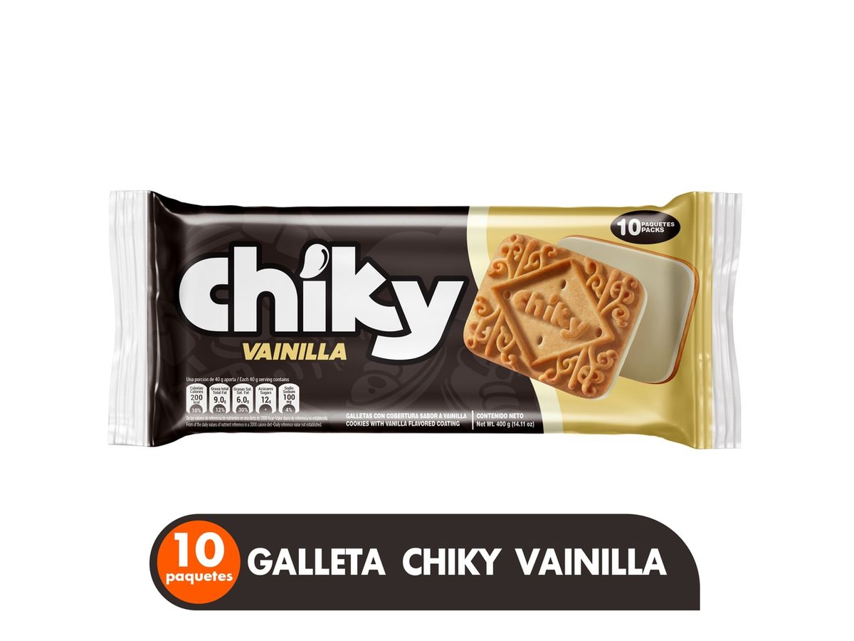 Galletas Chiky Vainilla - 400 g