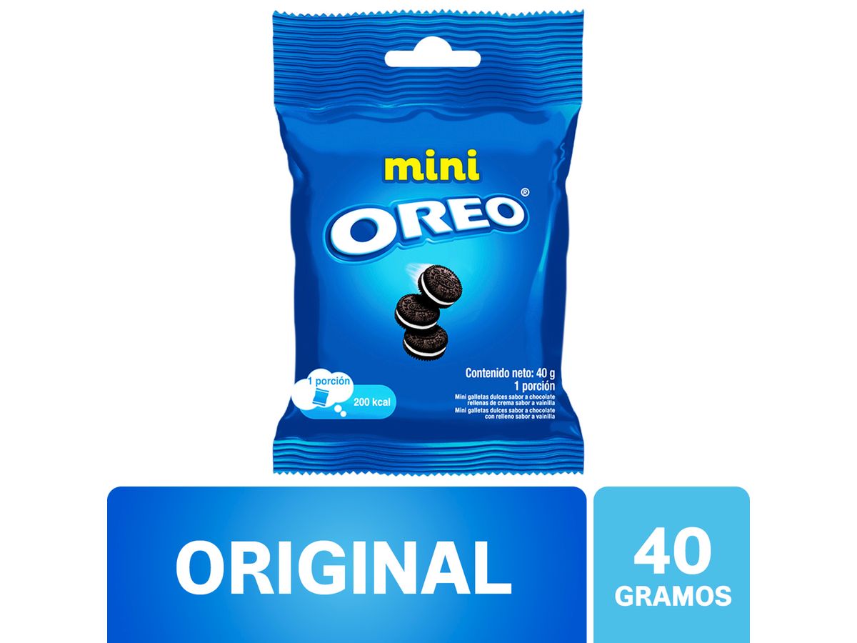 Galletas Oreo Mini Sabor Original Bolsa - 40g