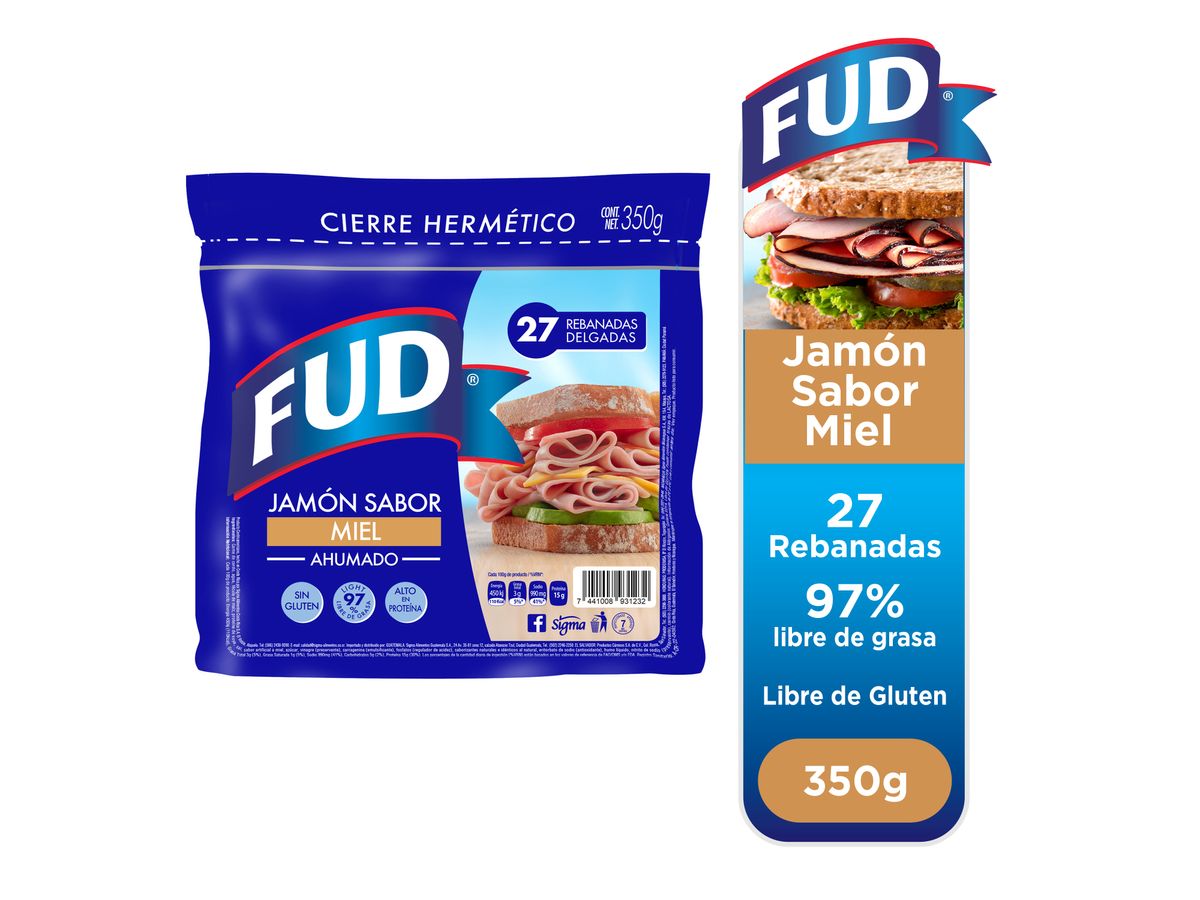 Jamón Fud ahumado miel - 350 g