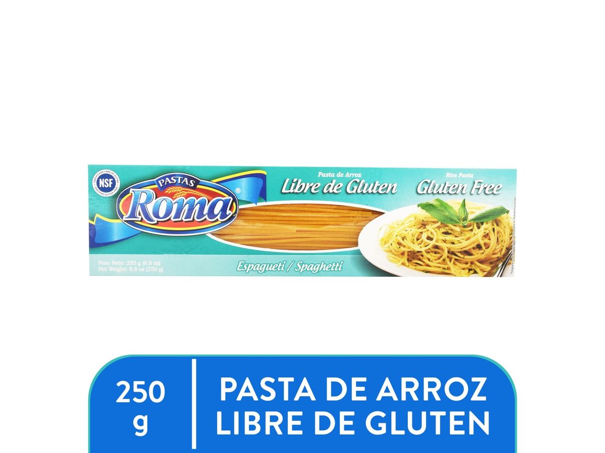Pasta Roma espagueti libre de gluten - 250 g