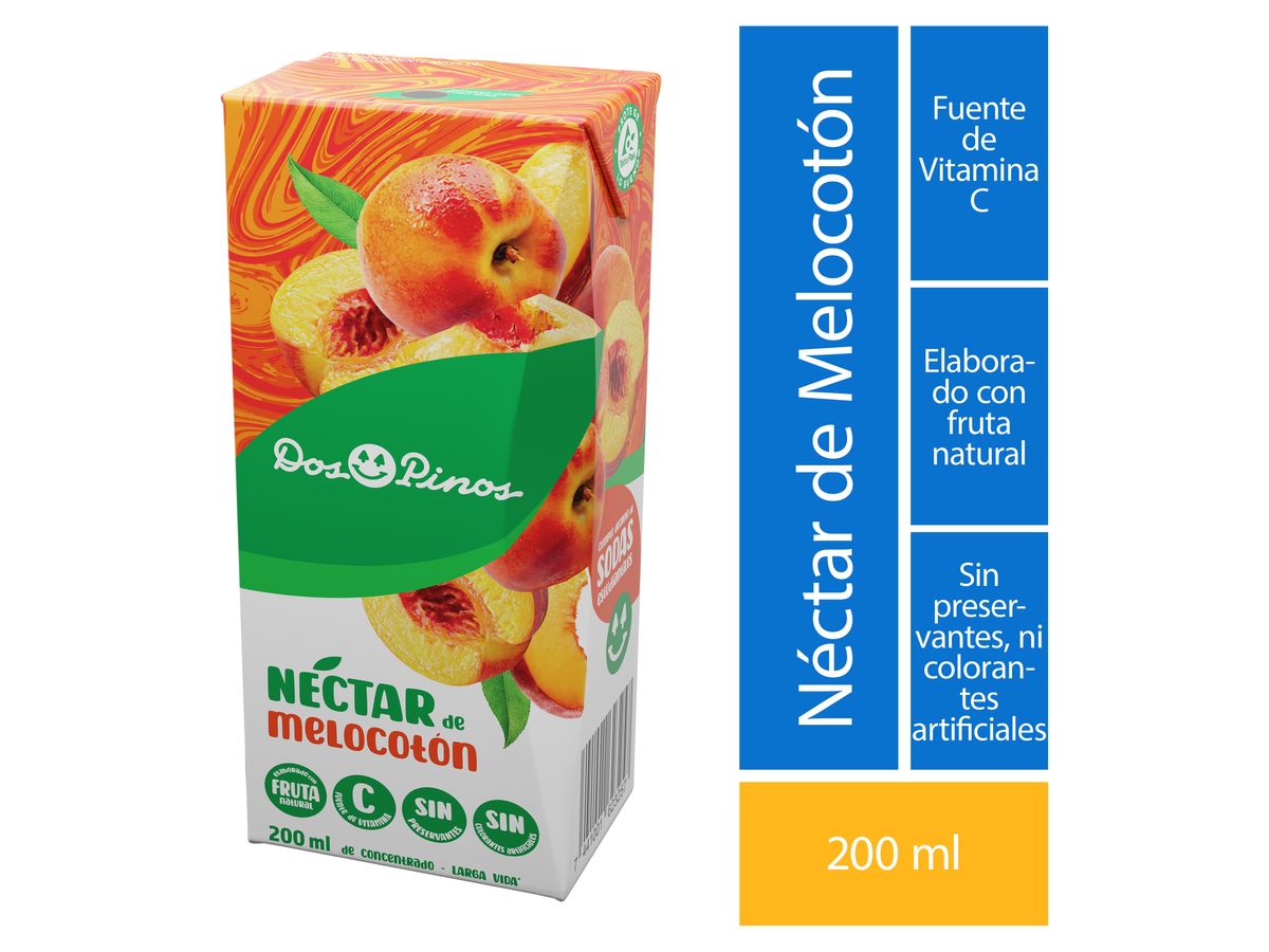 Nectar Dos Pinos Melocotón - 200 ml