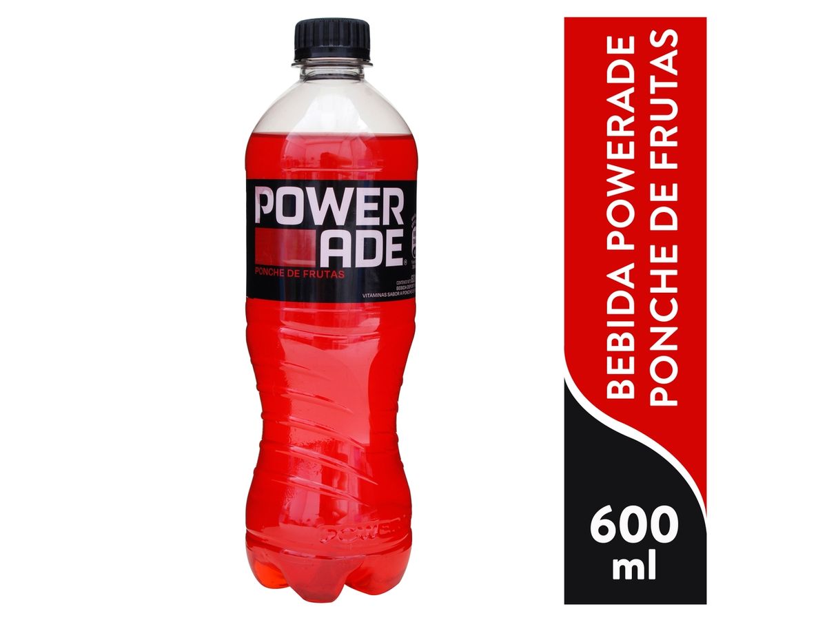 Bebida Powerade sabor ponche de frutas - 600 ml