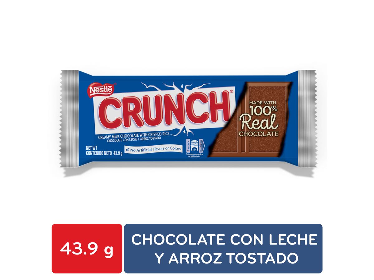 Chocolate Crunch Tableta Con Leche Y Arroz Tostado - 43.9g