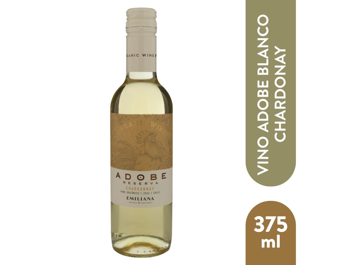Vino Organico Adobe Chardonnay 375 Ml
