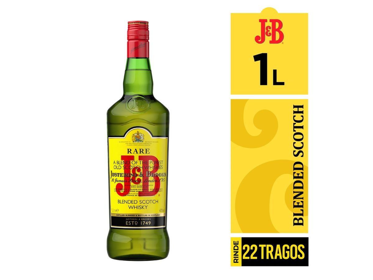 Whisky J&B Rare Botella - 1 L