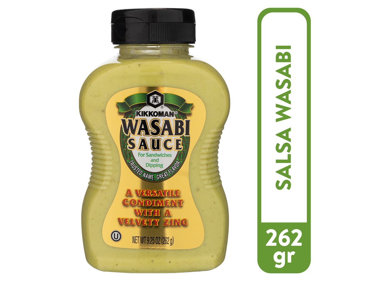 Salsa Kikkoman wasabi envase - 262 g