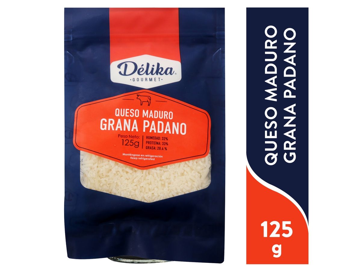 Queso Delika gourmet rallado tipo parmesano - 125 g