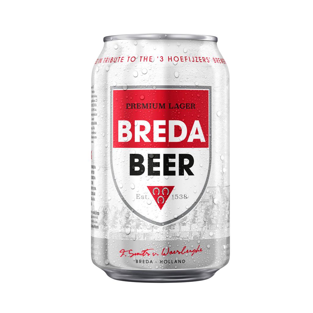 Breda Cerveza Lager Holandesa en Lata / 330 mL